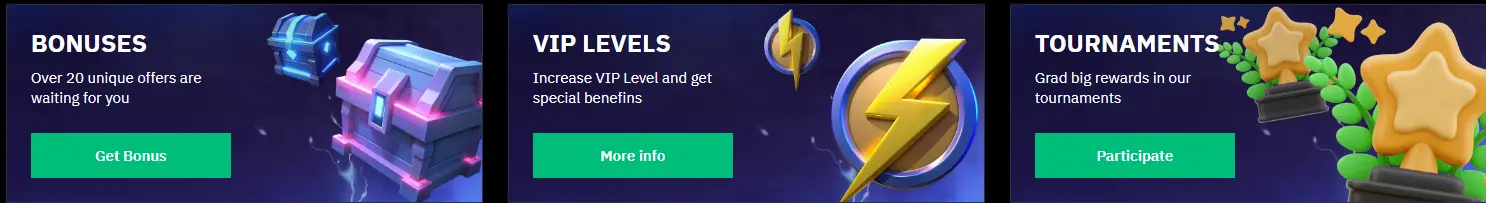 Beonbet bonuses, VIP levels and tournaments