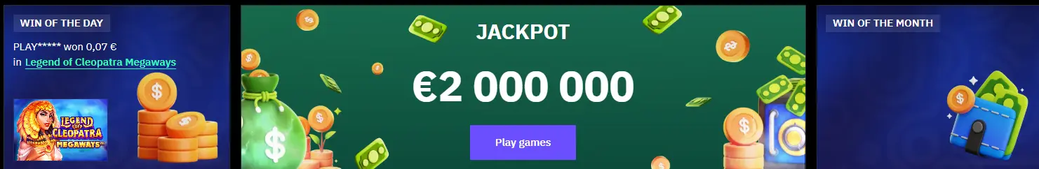Beonbet Casino jackpot games